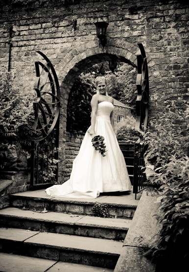 Judges Yarm on Tees Wedding Bridal Portrait with Jan Secker Photographic in the North East of England and Middlesbrough