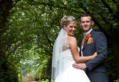 Judges at Yarm on Tees Wedding Bride & Groom Hug with North East Photographer Jan Secker Photographic Middlesbrough
